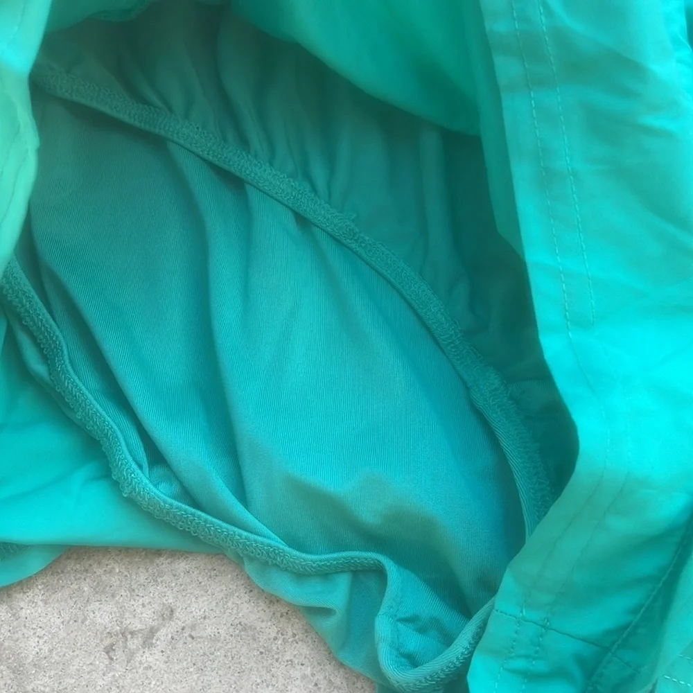 Free People Get Flirt On Green Shorts Women's Size L NWOT